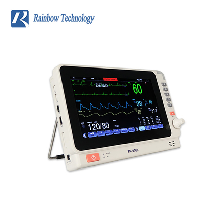 Monitor portátil de pacientes com múltiplos parâmetros com tela LED / LCD para instituições médicas